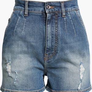 Dolce & Gabbana Faded Blue Jean Shorts Size 12